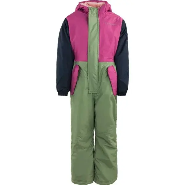 ALPINE PRO KYLO Dětský zimní overal, růžová, velikost 92-98