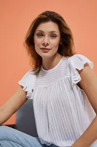 Košilová halenka s volánky