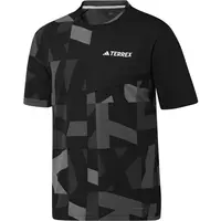 adidas MULTI TERREX AOP TEE Pánské triko, černá, velikost