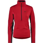 KARI TRAA KAREN H/Z MIDLAYER Dámská fleece mikina, červená, velikost