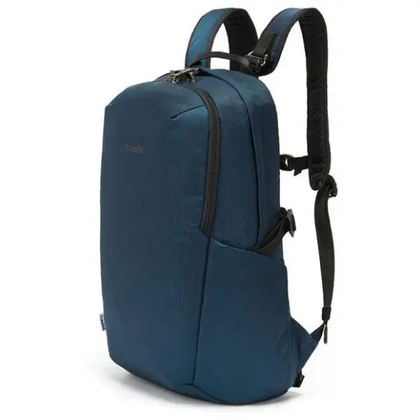 Pacsafe VIBE 25L ECONYL BACKPACK Bezpečnostní recyklovaný batoh, tmavě modrá, velikost