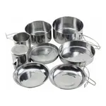 HIGHLANDER PEAK WEEKENDER COOKWARE Sada na vaření, stříbrná, velikost