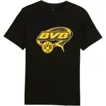 Puma BORUSSIA DRTMUND FTBLCULTURE TEE Pánské triko, černá, velikost