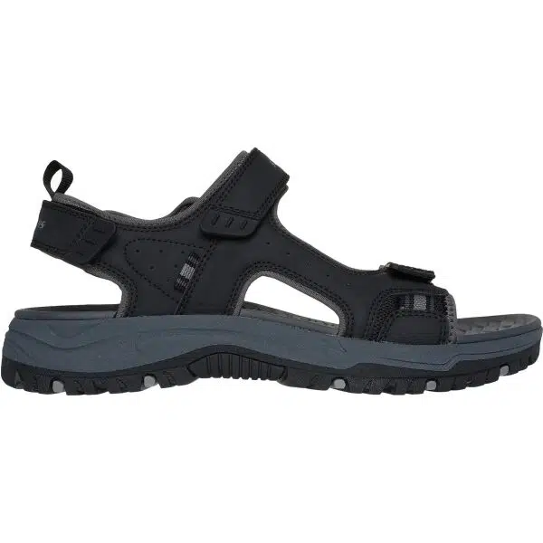 Skechers PREWITT RIGDON - STRETCH FLEX Pánské sandály, černá, velikost