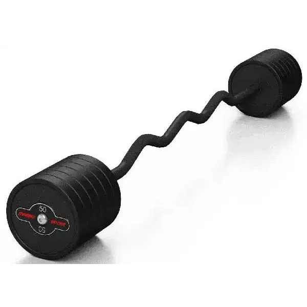 MARBO MW-SG 50KG Obouruční činka, černá, velikost 50 KG