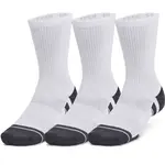 Under Armour PERFORMANCE TECH 3PK CREW Unisex ponožky, bílá, velikost M