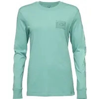 Billabong A/DIV LS TEE Dámské tričko, světle modrá, velikost