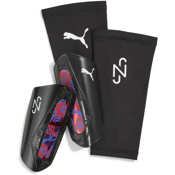Puma NEYMAR JR ULTRA LIGHT SLEEVE Fotbalové chrániče, černá, velikost