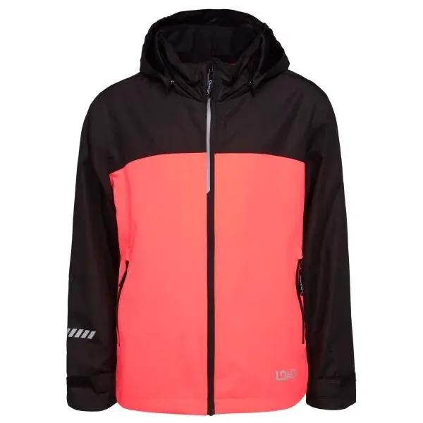 Lewro MAKYS Dívčí šusťáková bunda, černá, velikost 164-170