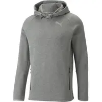 Puma EVOSTRIPE HOODIE Sportovní mikina, šedá, velikost XXXL