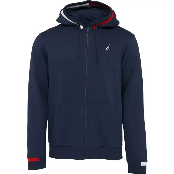 NAUTICA FRANCIS Pánská mikina, tmavě modrá, velikost