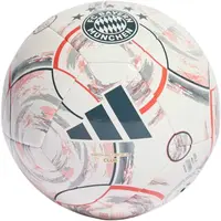 adidas FC BAYERN CLUB AWAY Fotbalový míč, bílá, velikost