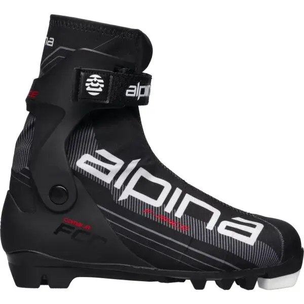 Alpina FUSION COMBI JR Dětská obuv na běžecké lyžování, černá, velikost