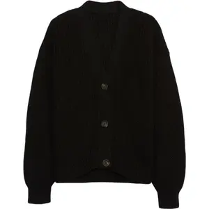 GAP V-BTTN FRONT Dívčí svetr, černá, velikost