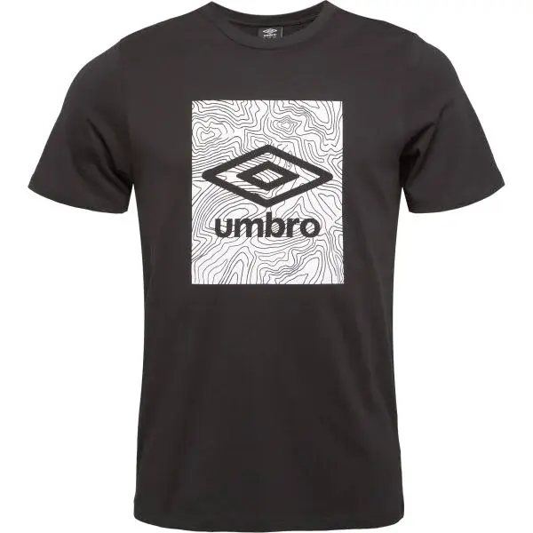 Umbro GEO GRAPHIC TEE Pánské triko, černá, velikost