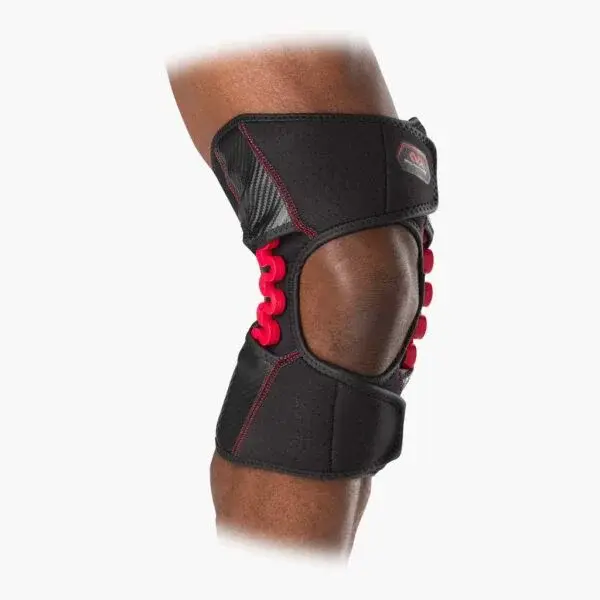 McDavid NRG KNEE OVER WRAP WITH SPRING HINGE Ortéza na koleno, černá, velikost