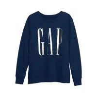 GAP CREWNECK LOGO Dámská mikina, tmavě modrá, velikost