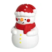 Snowman Night Light Seven-color Light 1200mAh Battery Christmas Gift