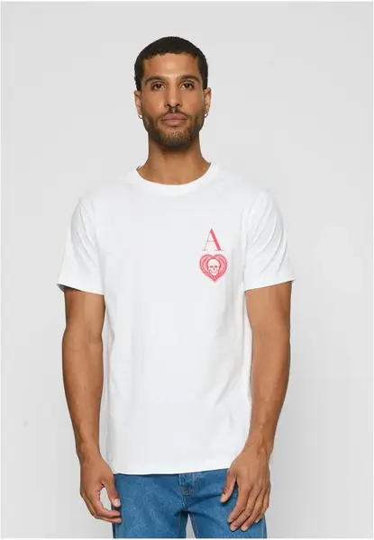Skull Heart Tee white