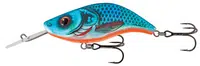 Salmo wobler sparky shad floating blue holographic shad 4 cm