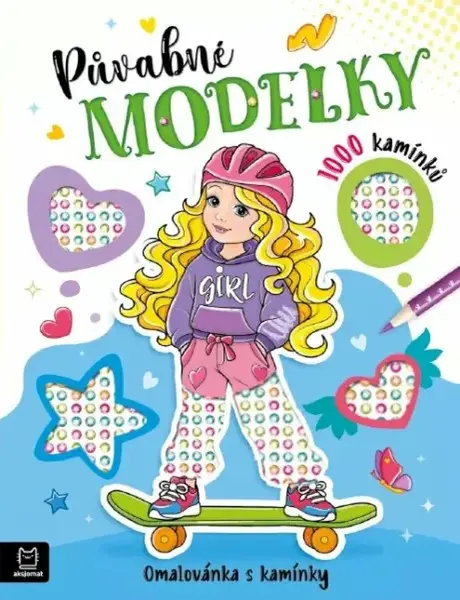 Půvabné modelky - Omalovánka s kamínky - Agata Kaczynska