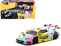 Audi R8 LMS GT3 Evo II 50 Adderly Fong "Macau GP Cup - Hello Kitty 50th Anniversary" "FIA GT World Cup" (2023) with Cards "Hobby43" Series 1/43 Dieca