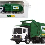 Mack TerraPro Refuse Garbage Truck with Front Loader "Waste Management" White and Green 1/87 (HO) Diecast Model by First Gear