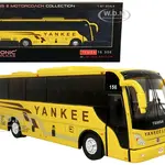 TEMSA TS 35E Coach Bus Yellow "Yankee Trails" "The Bus &amp; Motorcoach Collection" 1/87 (HO) Diecast Model by Iconic Replicas