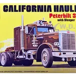 Skill 3 Model Kit Peterbilt 359 California Hauler with Sleeper Cab 1/25 Scale Model by AMT