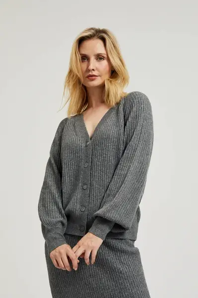 Marisse Women's Sweater Z-Sw-4531 Grey Mel