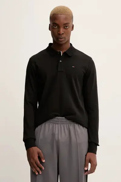 Bavlnené tričko s dlhým rukávom Tommy Jeans