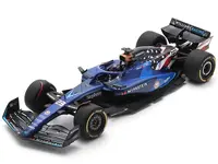 Williams FW45 23 Alex Albon "Williams Racing" Formula One F1 "United States GP" (2023) and Acrylic Display Case 1/18 Model Car by Spark
