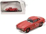 Mercedes-Benz 300 SL Gullwing Coupe Red 1/87 (HO) Diecast Model Car by Schuco