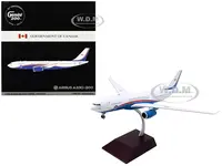 Airbus A330-200 Commercial Aircraft "Government of Canada - Royal Canadian Air Force" (330002) White and Blue with Red Stripes "Gemini 200" Series 1/