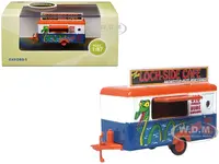 Mobile Food Trailer "Loch-Side Cafe" 1/87 (HO) Scale Diecast Model by Oxford Diecast