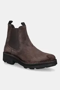 Semišové kotníkové boty Fly London NOLL127FLY