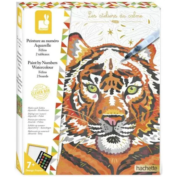 Janod Atelier Sada Maxi Malování podle čísel Šelmy od 7 let