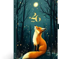 Planbook diář/notes Liška 2026
