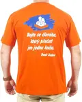 Pánské tričko s citátem oranžové 2XL KNIHCENTRUM.cz