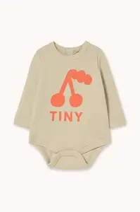 Kojenecké body Tinycottons CHERRY GRAPHIC RIB BODY