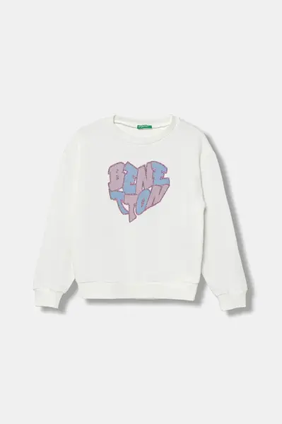 Dětská bavlněná mikina United Colors of Benetton