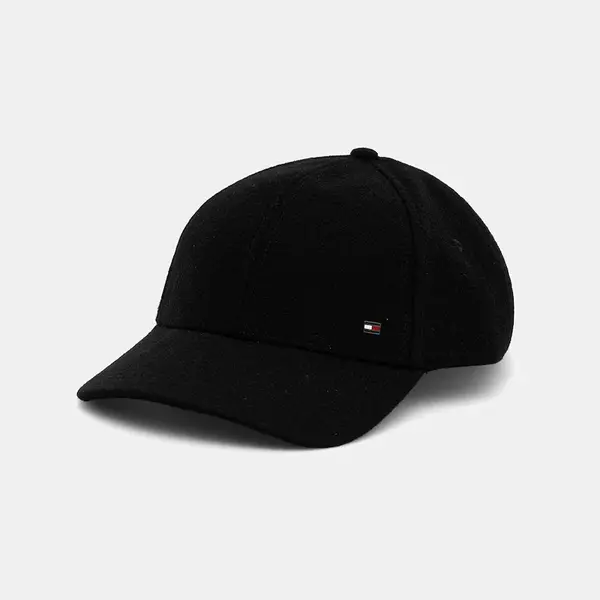 Kšiltovka Tommy Hilfiger černá barva, AM0AM13584
