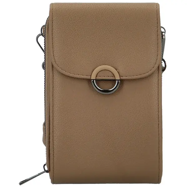 Dámská crossbody kabelka camel - Firenze Aristea