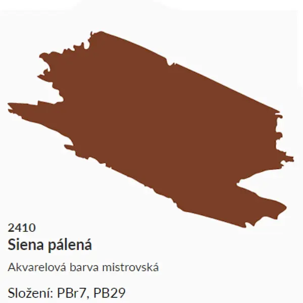 Akvarelová barva Umton 2,6ml – 2410 siena pálená
