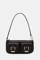 Kožená kabelka MICHAEL Michael Kors zelená barva, 32S5GZCU1L