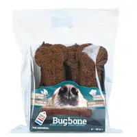 BUGBONE Pamlsky pro psy large kost s hmyzem 6 kusů