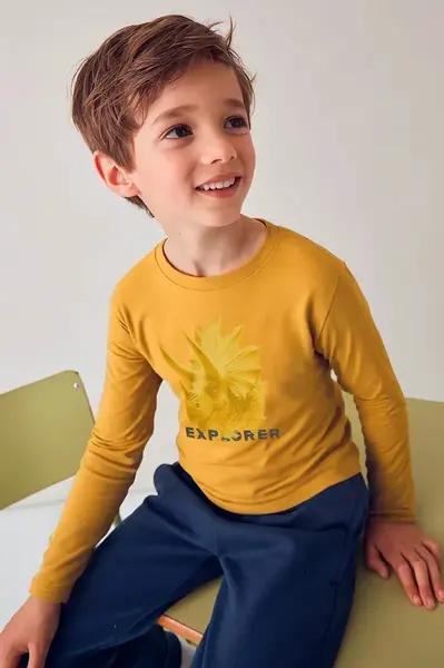 Bavlněné tričko s dlouhým rukávem Mayoral