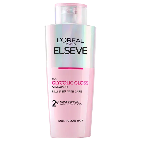 L'Oréal Paris Šampon s kyselinou glykolovou Elseve Glycolic Gloss (Shampoo) 200 ml