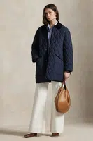 Bunda Polo Ralph Lauren tmavomodrá barva, přechodná, 211971180