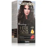 Delia Cosmetics Cameleo Omega permanentní barva na vlasy odstín 5.3 Light Golden Brown 1 ks